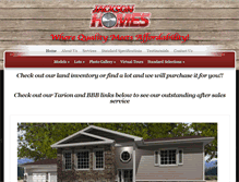Tablet Screenshot of jacksonhomesinc.com